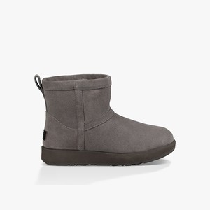 Ugg Classic Mini Waterproof Alla Väderstövlar Dam Grå (109582ZHE)